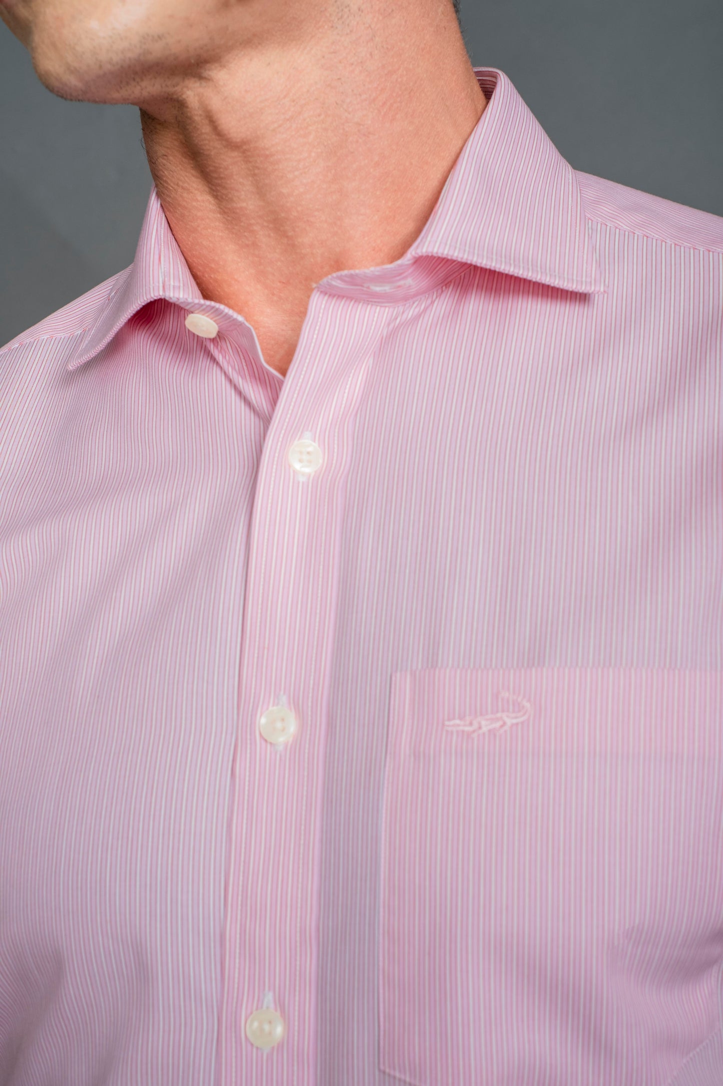 Slim Fit Long sleeves-Formal Shirts-Sachet Pink