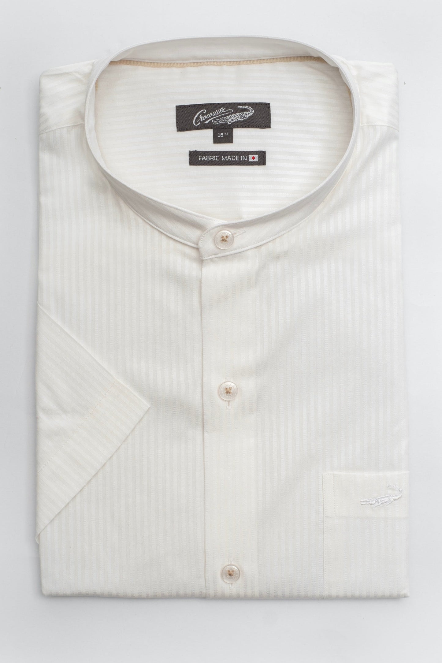 Crocodile Semi Casual Leisure Fit HS Shirt White