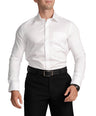 Slim Fit Full Sleeve Formal Core Shirt in Oxford Fabric-White