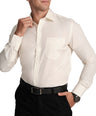 Slim Fit Full Sleeve Formal Core Shirt with American Placket- Aurora