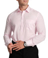 Slim Fit Full Sleeve Formal Core Shirt with American Placket- Baby Blue