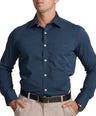 Slim Fit Full Sleeve Formal Core Shirt -Navy