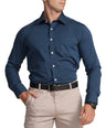 Slim Fit Full Sleeve Formal Core Shirt -Navy