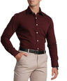 Slim Fit Full Sleeve Formal Core Shirt -Garnet