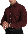 Regular Fit Full Sleeve Formal Core Shirt -Garnet