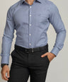 Crocodile Formal Seasonal Slim Fit FS Shirt Navy