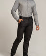 Crocodile Slim Fit Formal Seasonal Shirt Charcoal