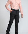 Crocodile Mens Slim Fit Formal Seasonal FS Shirt Peach Pearl