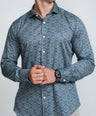 Crocodile Mens Slim Fit FS Evening Shirt True Navy