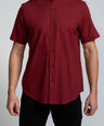 Crocodile Semi Casual Sport Fit Hs Shirt Scarlet