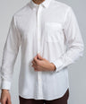 Crocodile Semi Casual Regular Fit Fs Shirt White-Vapous Gray