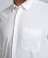 Crocodile Semi Casual Regular Fit Fs Shirt White-Vapous Gray