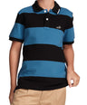 Stripe Fusion Polo-Blue