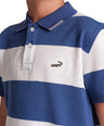 Stripe Fusion Polo-Royal