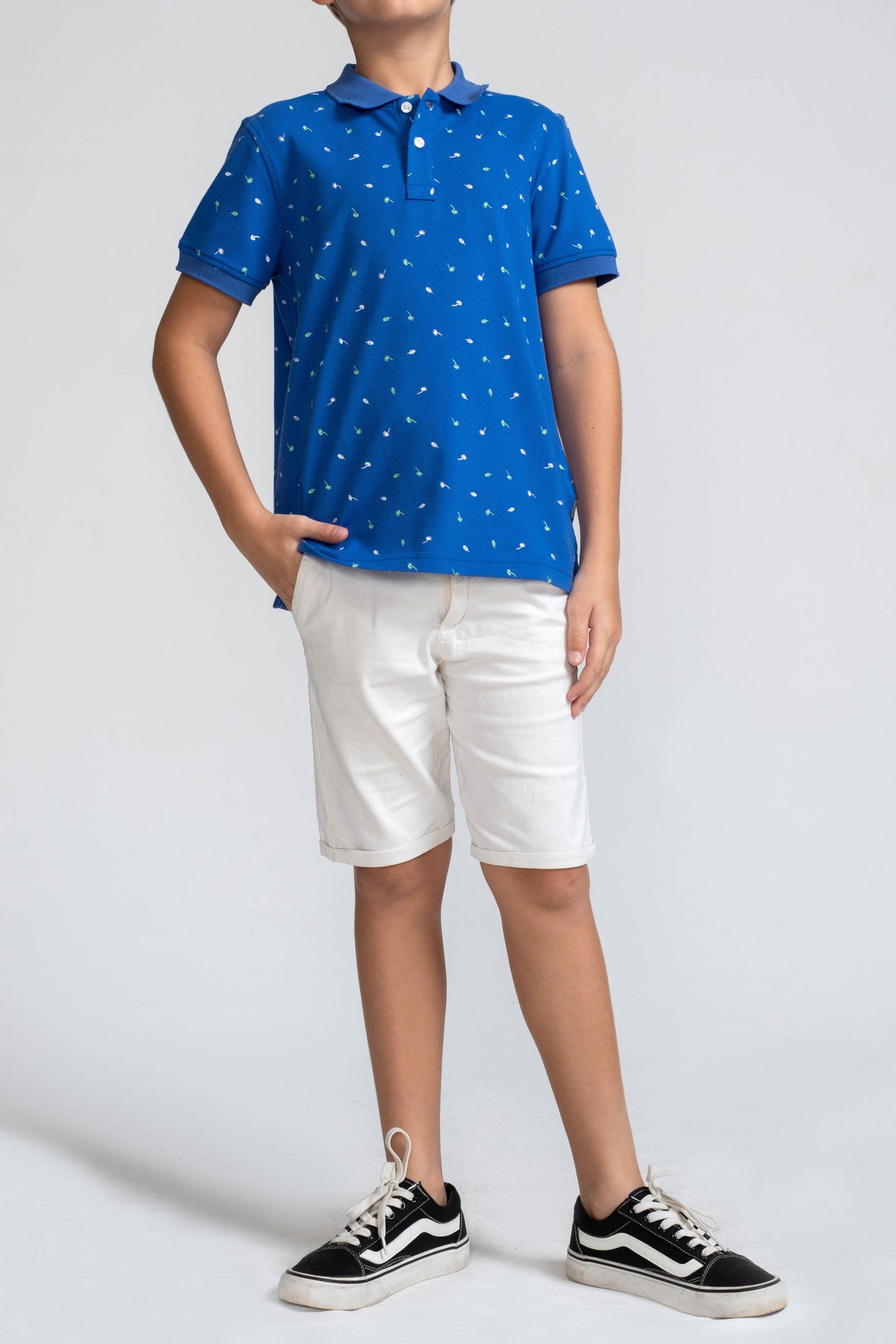 Crocodile Kids Polo Hs Dazzling Blue