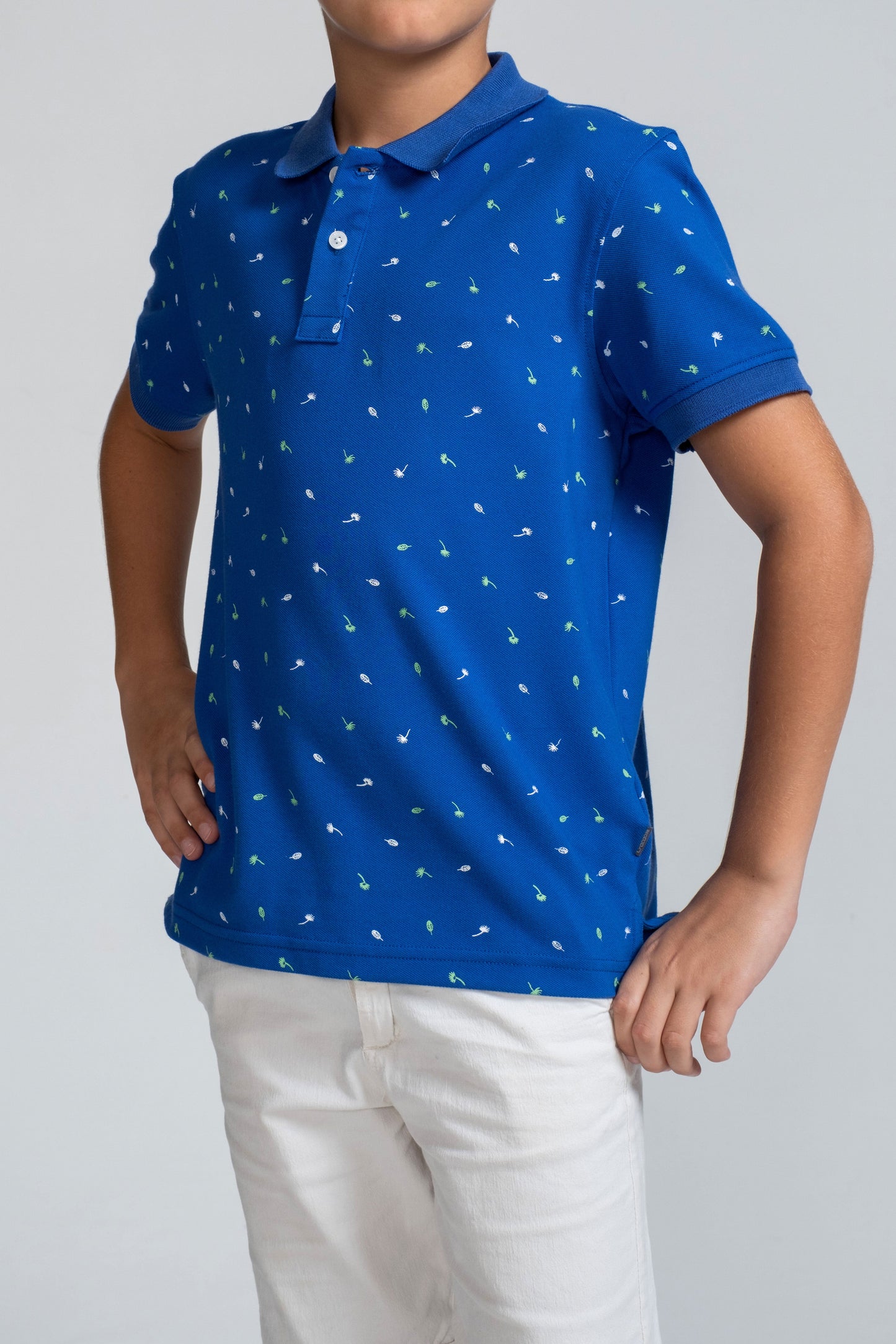 Crocodile Kids Polo Hs Dazzling Blue