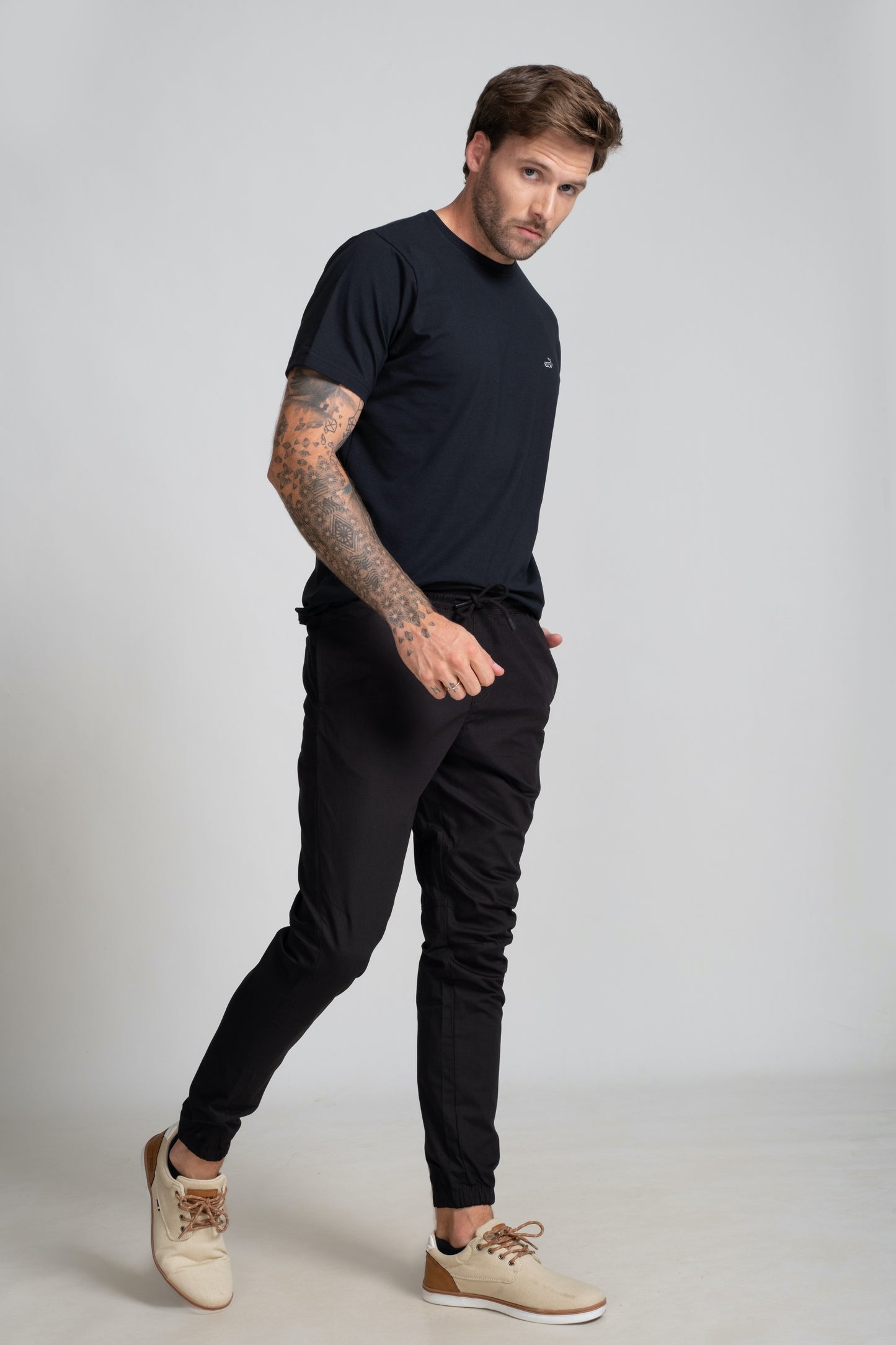 Slim Fit Utility - Jogger - Stone