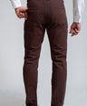 Crocodile Semi Casual  5 Pocket Trouser Brown - Coca Brown