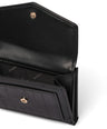 Callista- Tri-Fold Small Wallet-Black