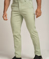 Crocodile Slim Fit Chino Green Almost Aqua