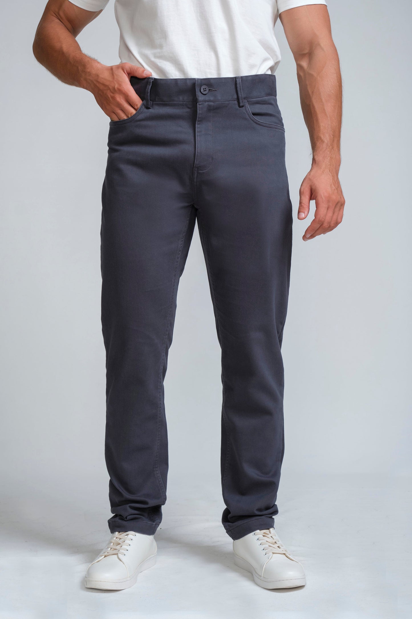 Crocodile 5 Pocket Chino Folkstone Grey