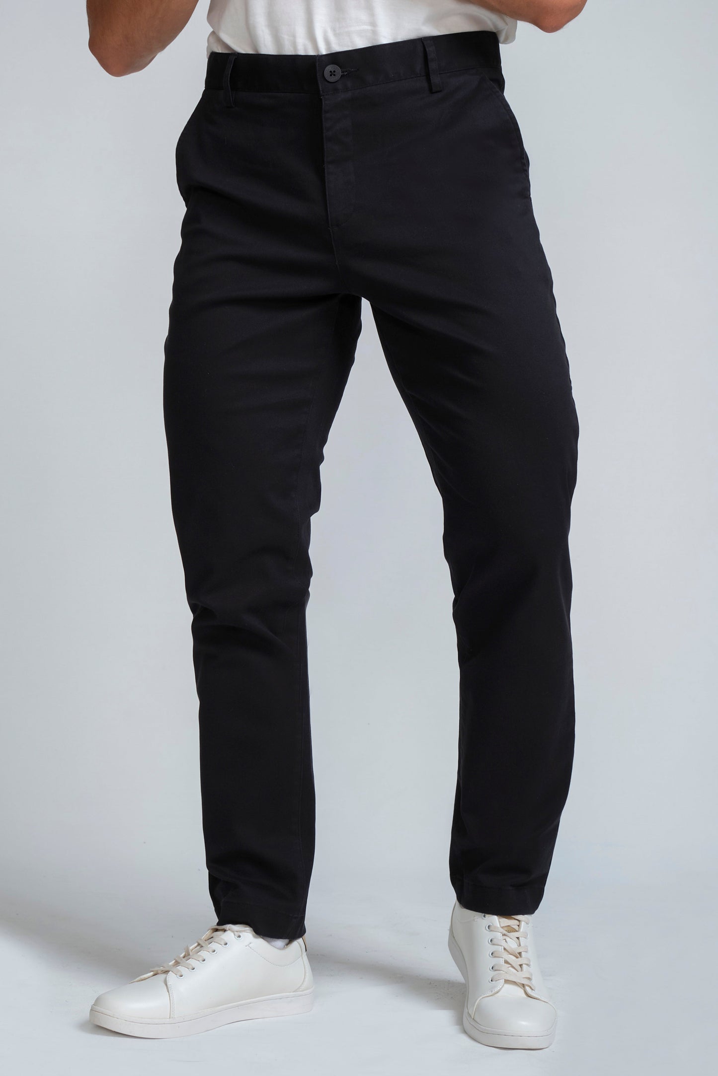 Crocodile Slimfit Chino Pirate Black