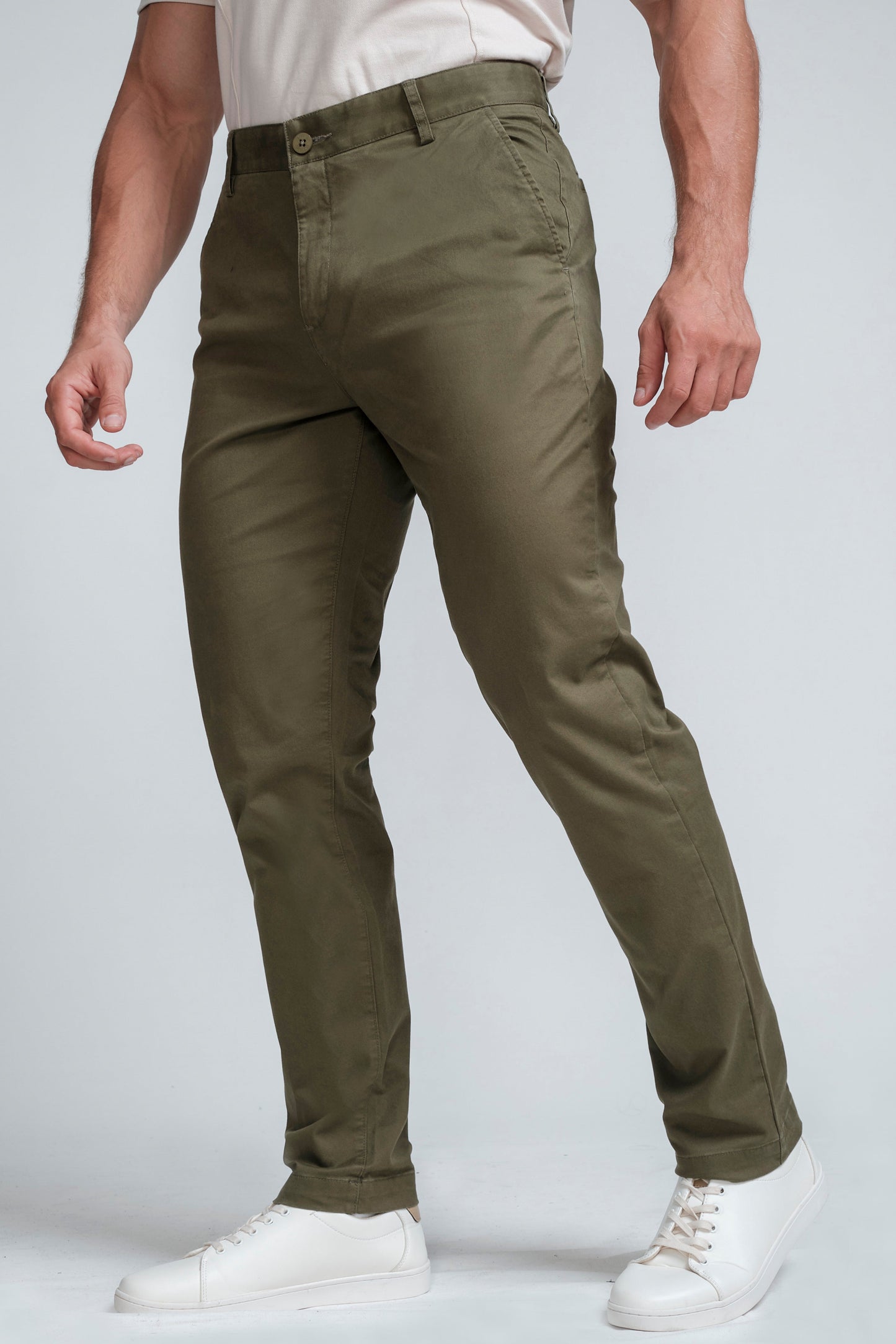 Crocodile Slimfit Chino London Green