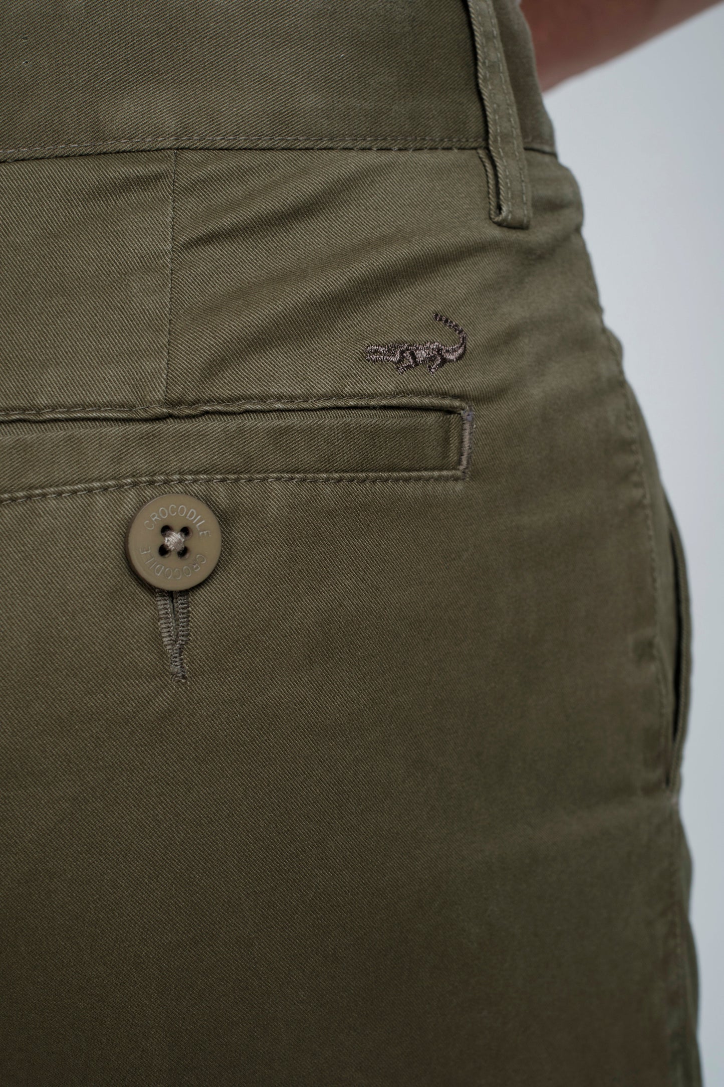 Crocodile Slimfit Chino London Green