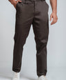 Crocodile Mens Slim Fit Chino Charcoal