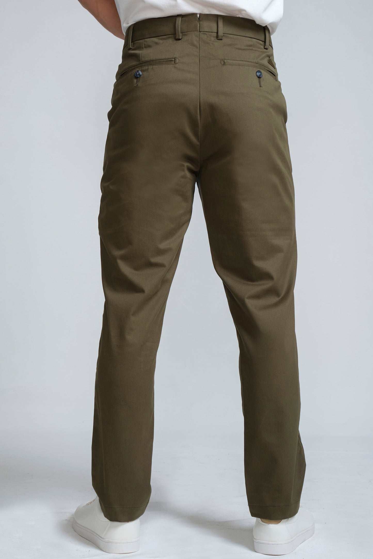 Crocodile Mens Slim Fit Chino London Green