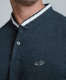 Crocodile - Polo H/S T Shirt Blue Nights