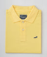 Slim Fit Short Sleeves - Casual Polo - Yellow Popcon