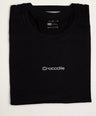 Crocodile Athleisure Tee-Black