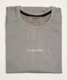 Crocodile Athleisure Tee-Grey