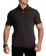 Slim Fit Polo T-Shirt-SHIRT-Charcoal