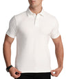 Slim Fit Polo T-Shirt-SHIRT-Snow White