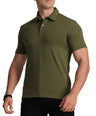 Slim Fit Polo T-Shirt- Elm Green