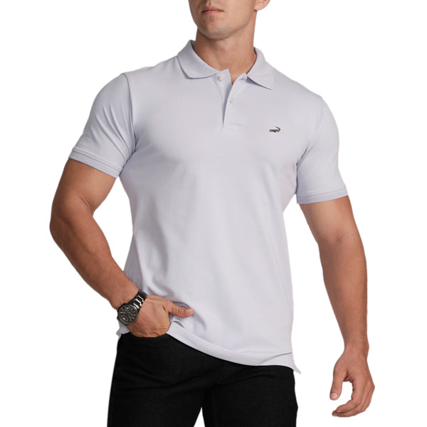 Slim Fit Polo T-Shirt- Lavender Blue