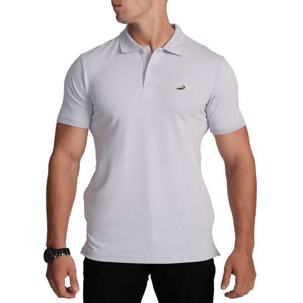 Slim Fit Polo T-Shirt- Lavender Blue