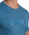 Crew Neck Slim Fit T-Shirt- Mediterranian Blue