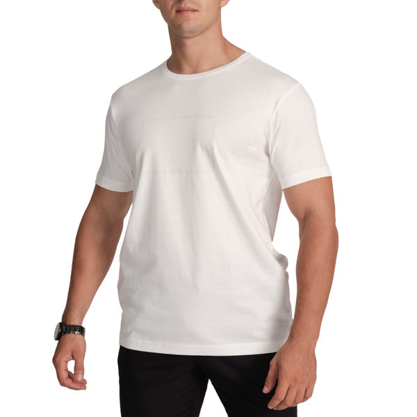 Crew Neck Slim Fit T-Shirt-Blanc De Blanc