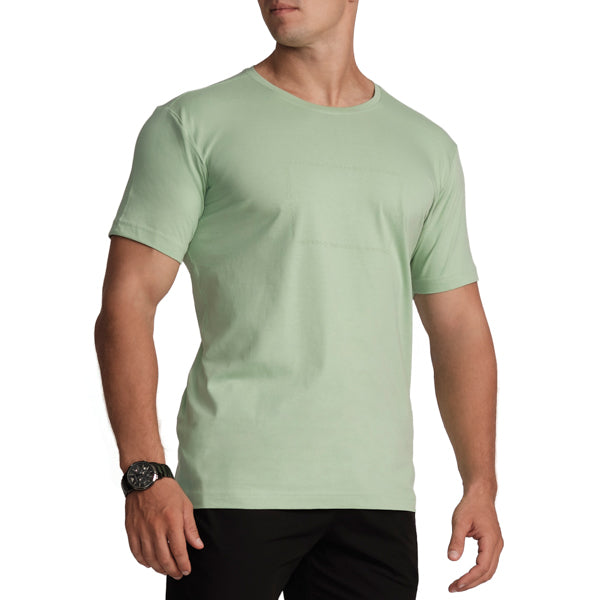 Crew Neck Slim Fit T-Shirt-Meadow