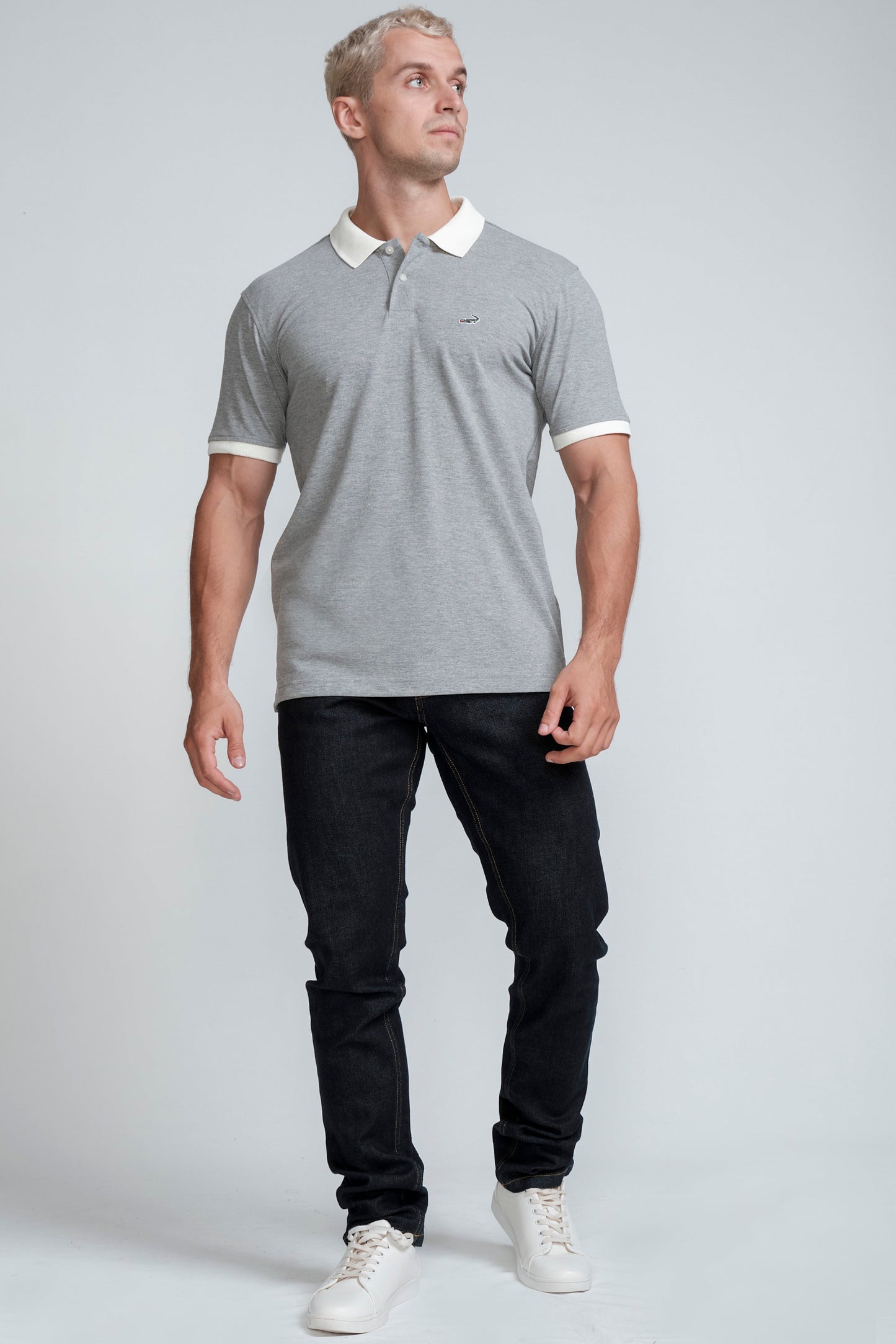 Crocodile Slim Fit Polo T Shirt High Rice