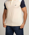 Crocodile Slim Fit - Polo HS T-Shirt Brown - Creme Brulee