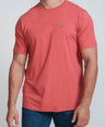 Crocodile Crew Neck T Shirt Red Clay