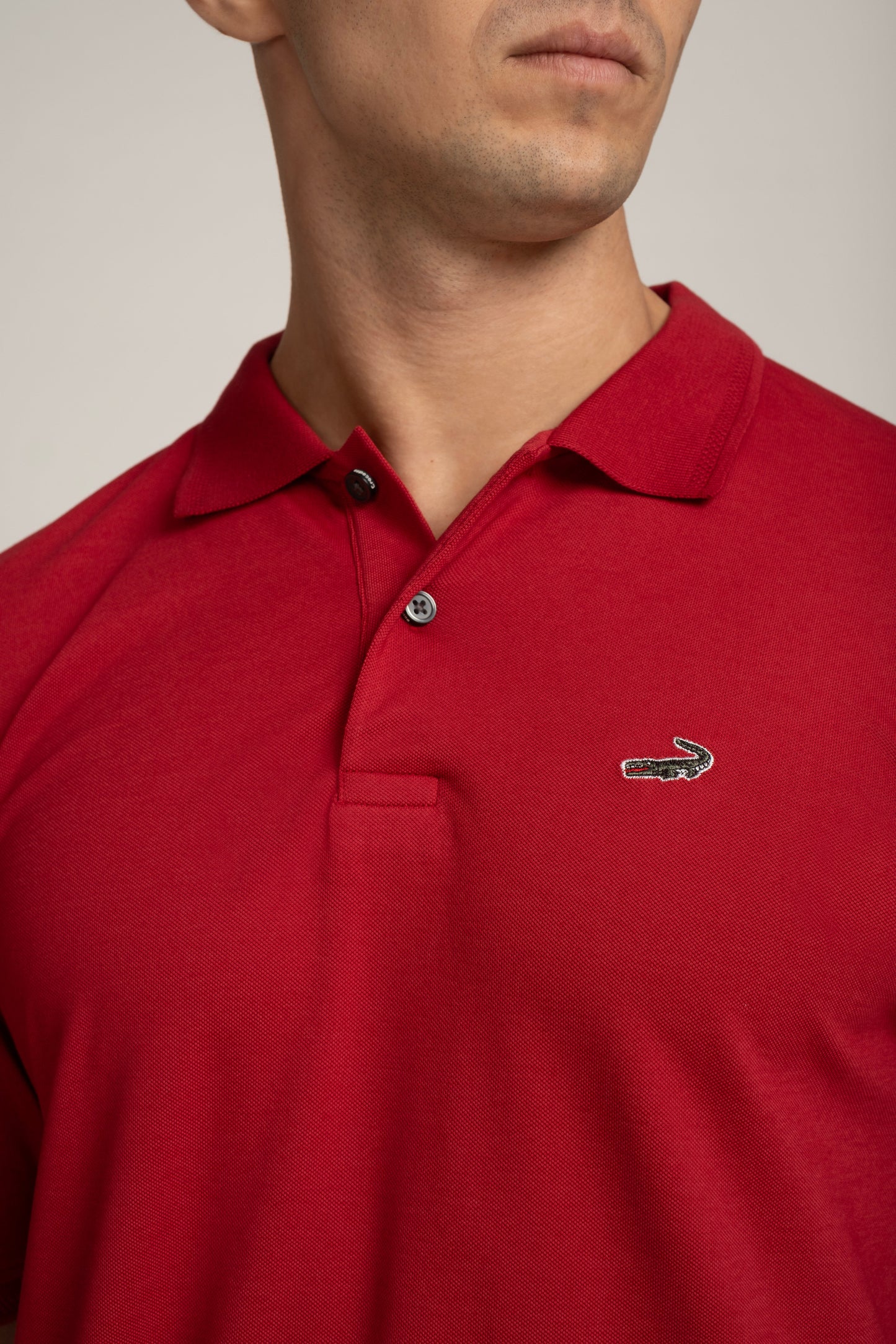 Crocodile Polo-Tango Red