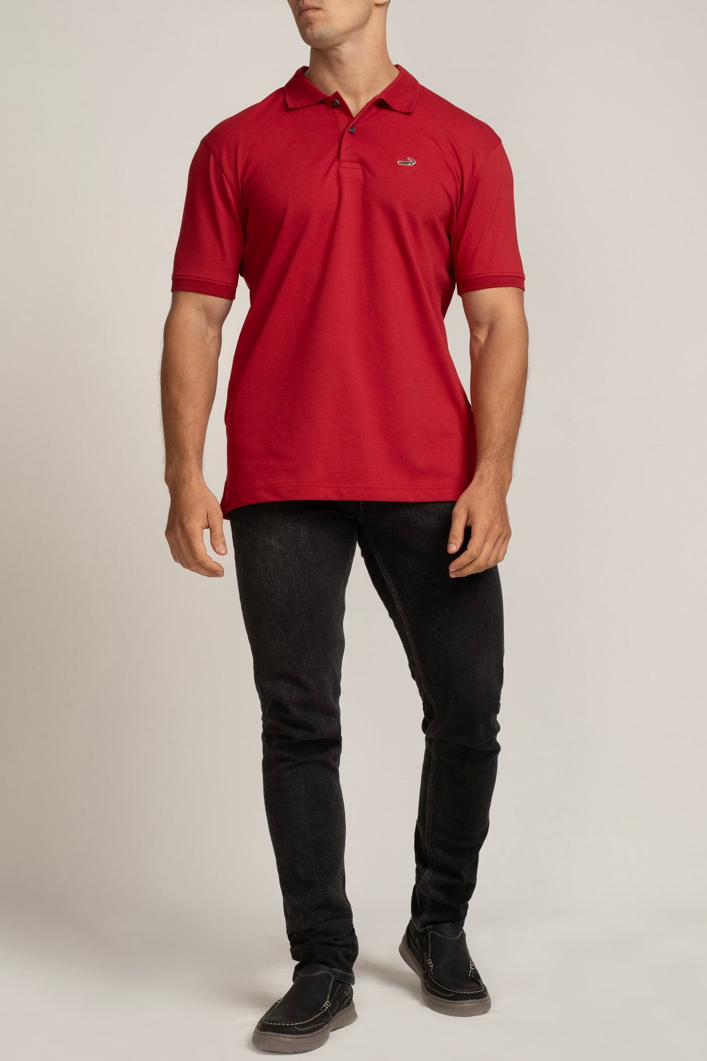 Crocodile Polo-Tango Red