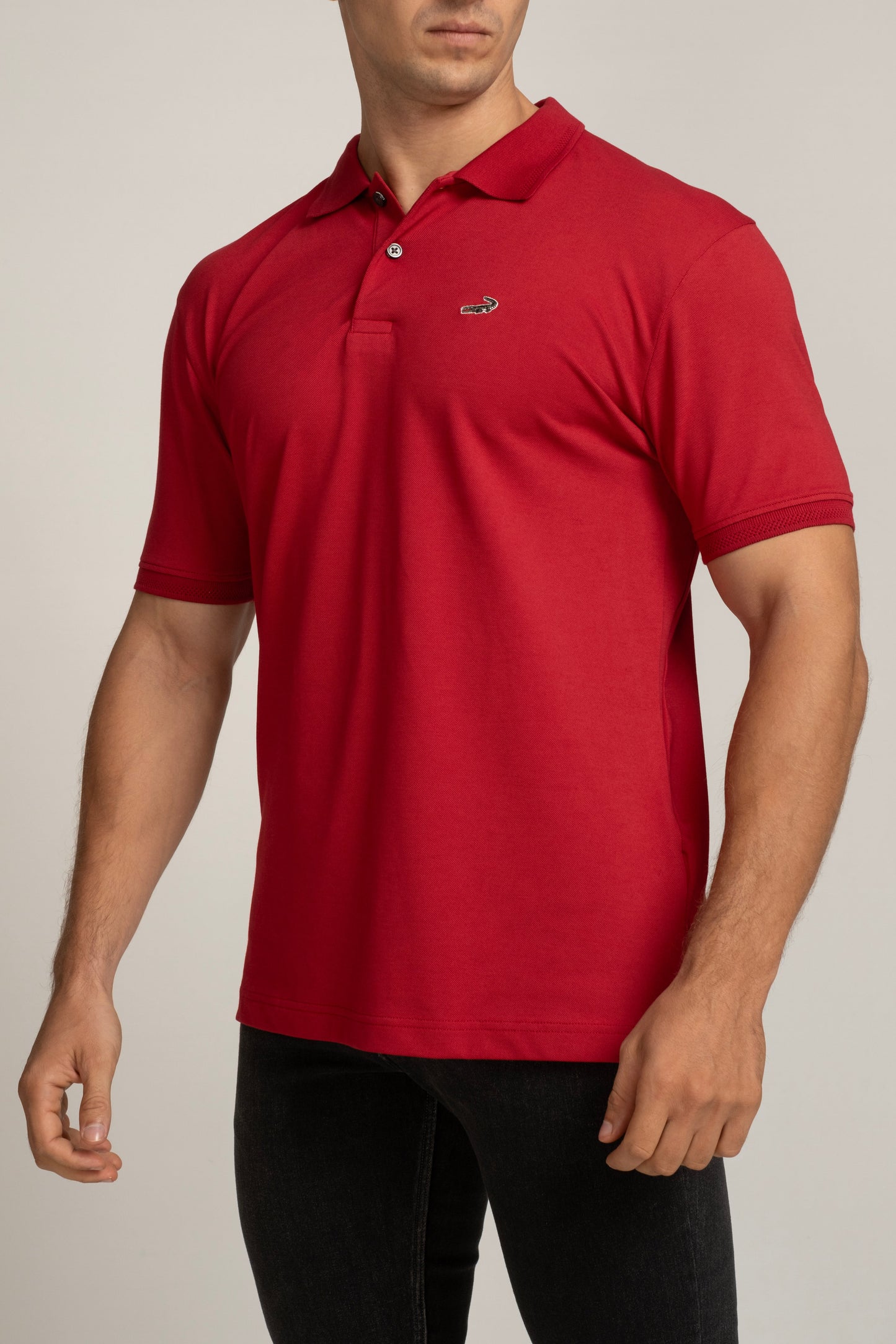 Crocodile Polo-Tango Red