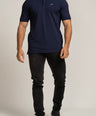 Crocodile Polo T-Shirts Blue - Estate Blue