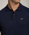 Crocodile Polo T-Shirts Blue - Estate Blue